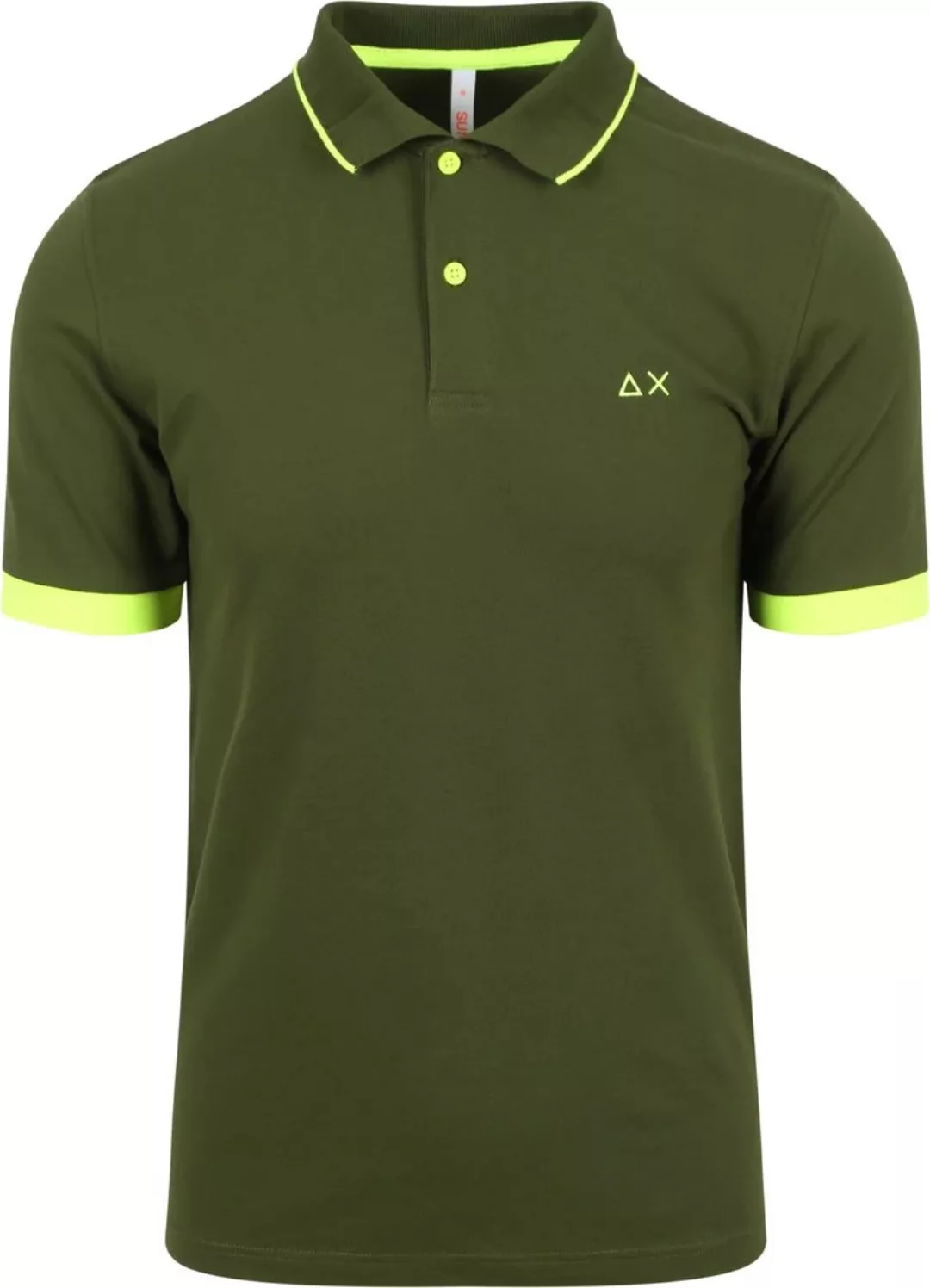 Sun68 Poloshirt Small Stripe Grün - Größe M günstig online kaufen