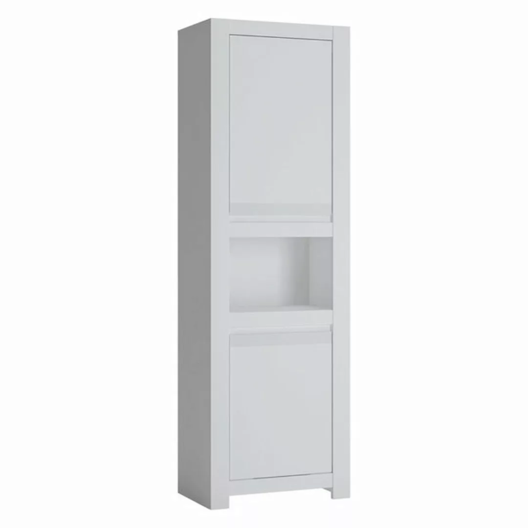 Lomadox Bücherregal NAVA-129, Wohnzimmer Schrank, Bücherschrank, weiß, 62x1 günstig online kaufen