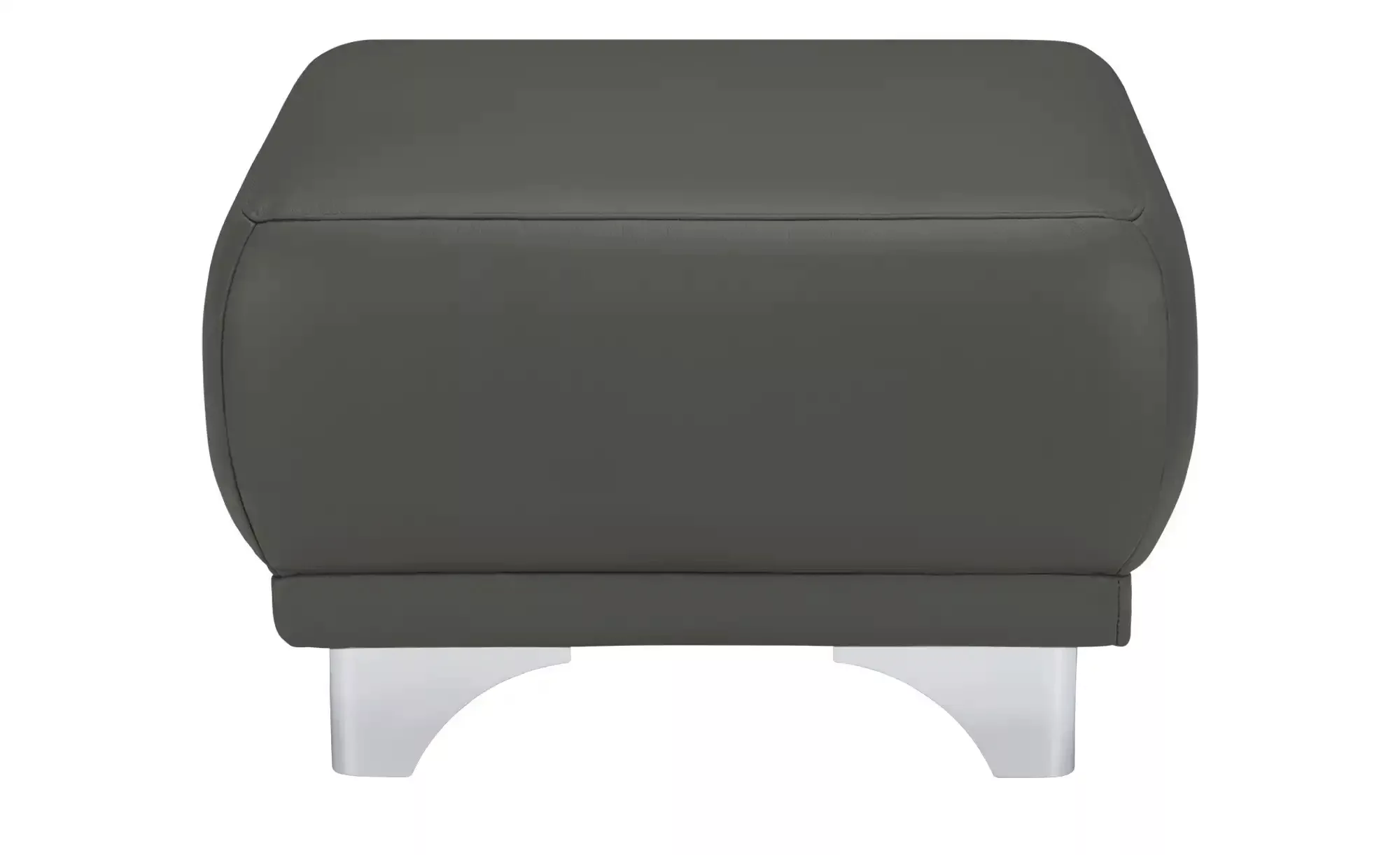 Hocker  Maranello ¦ grau ¦ Maße (cm): B: 66 H: 43 T: 66.0 Polstermöbel > Ho günstig online kaufen