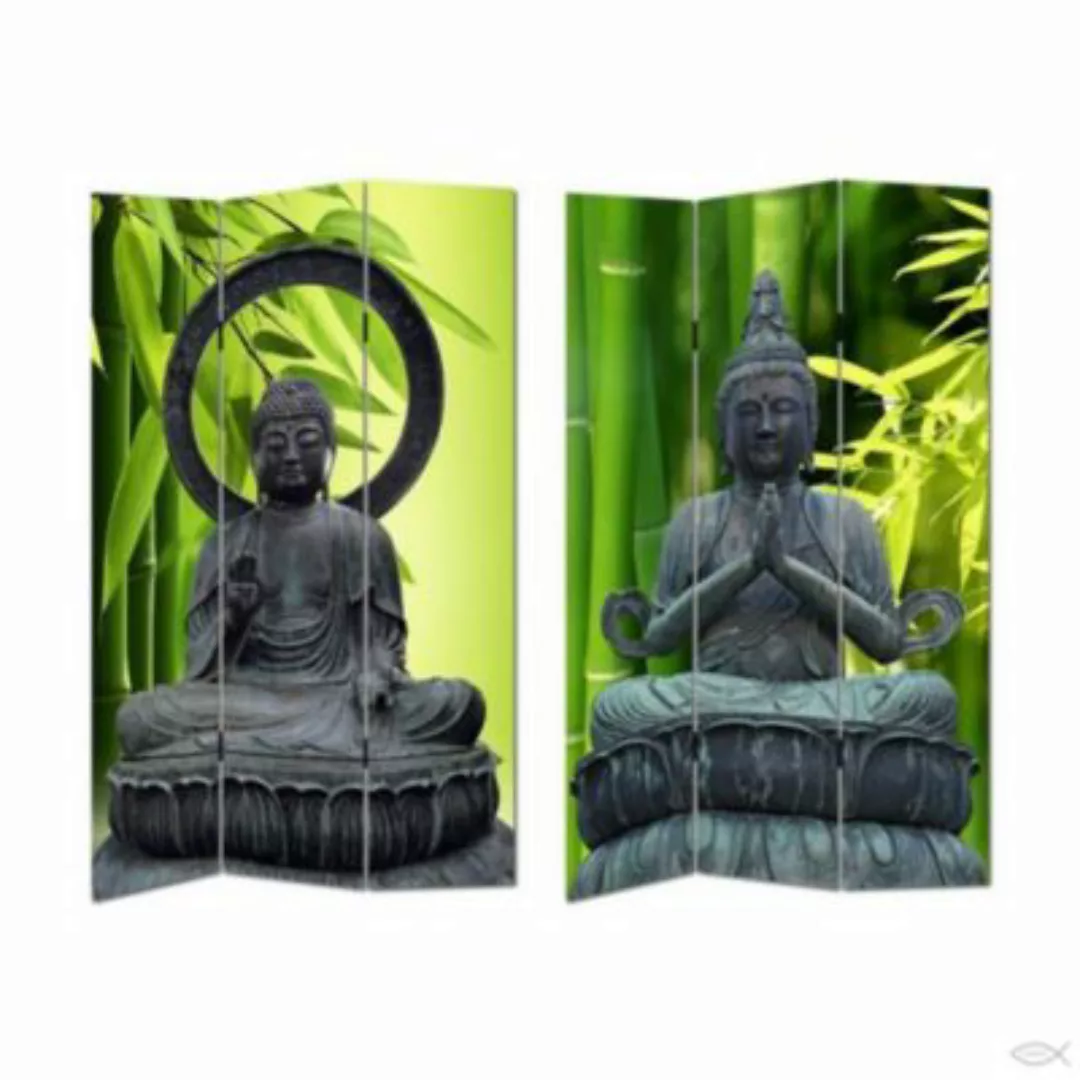 HTI-Line Paravent Buddha 2 bunt günstig online kaufen