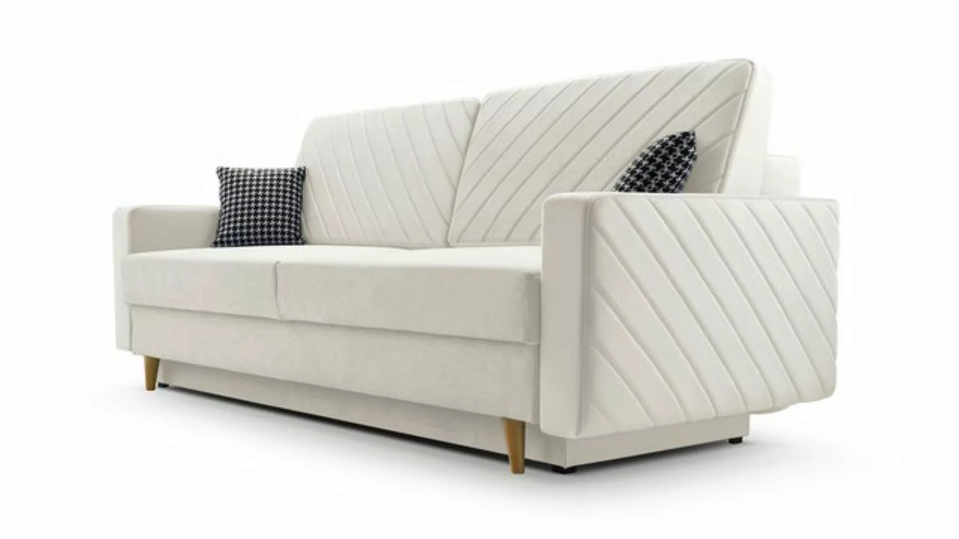 MOEBLO Schlafsofa CALIFORNIA, Sofa aus Samtstoff Couch für Wohnzimmer Sofag günstig online kaufen