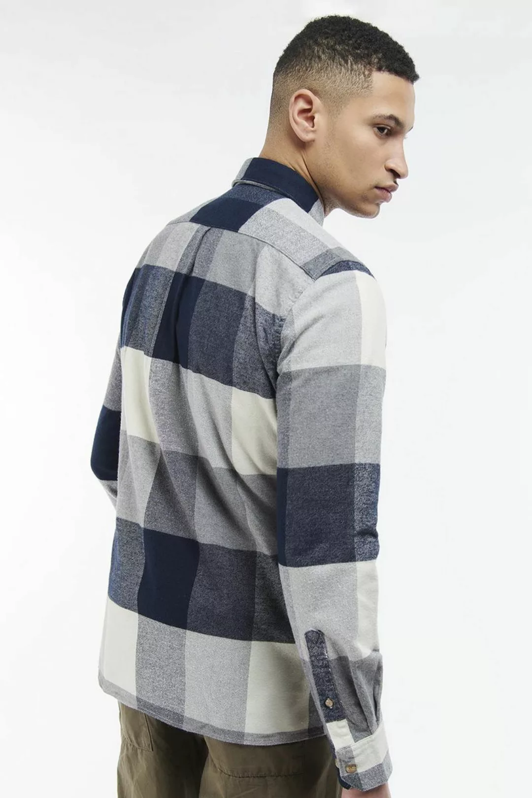 Barbour Alberta Hemd Karo Blau - Größe L günstig online kaufen