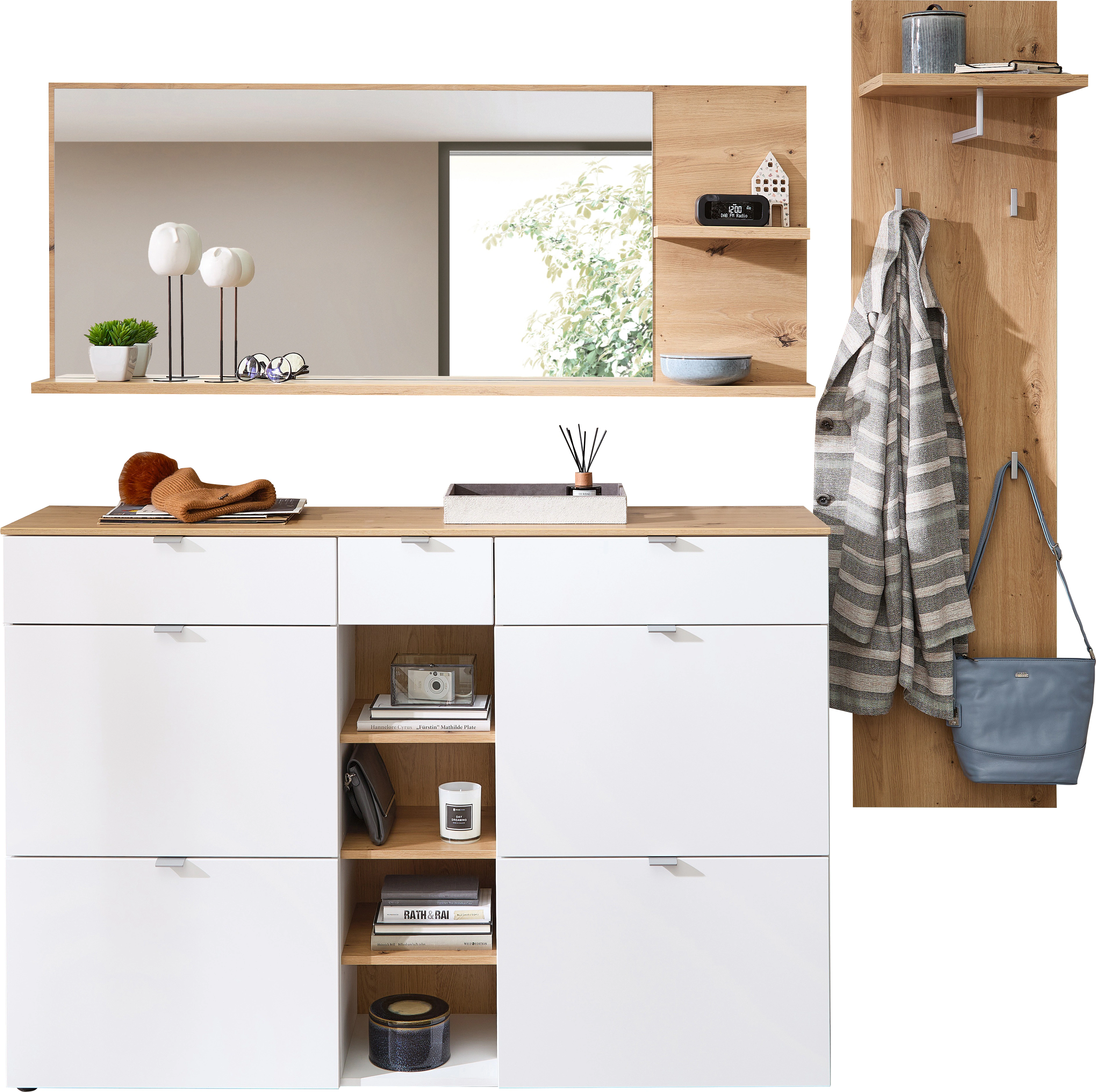 Innostyle Garderoben-Set "Bari Garderobenprogarmm, BxHxT 208x202x38 cm", (S günstig online kaufen