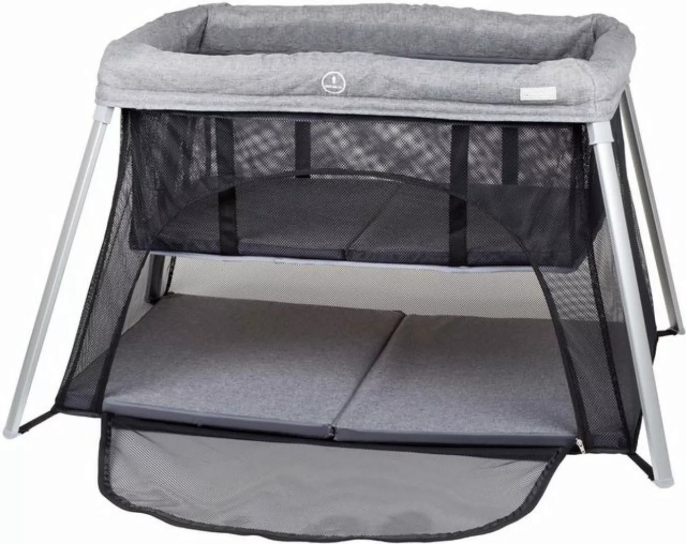 BabyGo Baby-Reisebett Dreams II, grey, faltbar günstig online kaufen