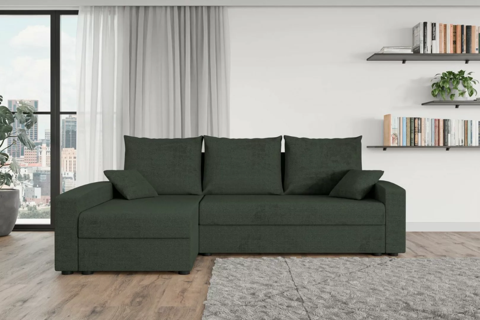 ALTDECOR Ecksofa RAVENA-L, Couch mit Schlaffunktion, Wohnzimmer - links/rec günstig online kaufen