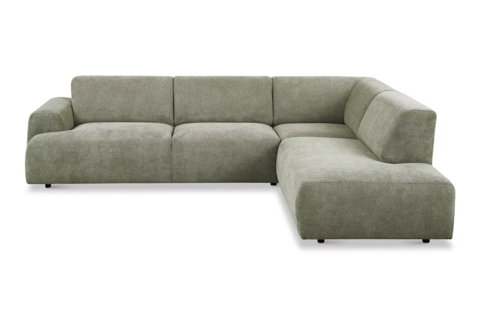 andas Ecksofa "Linkka", L-Form, in einem weichen Chenille-Stoff, mit Wellen günstig online kaufen