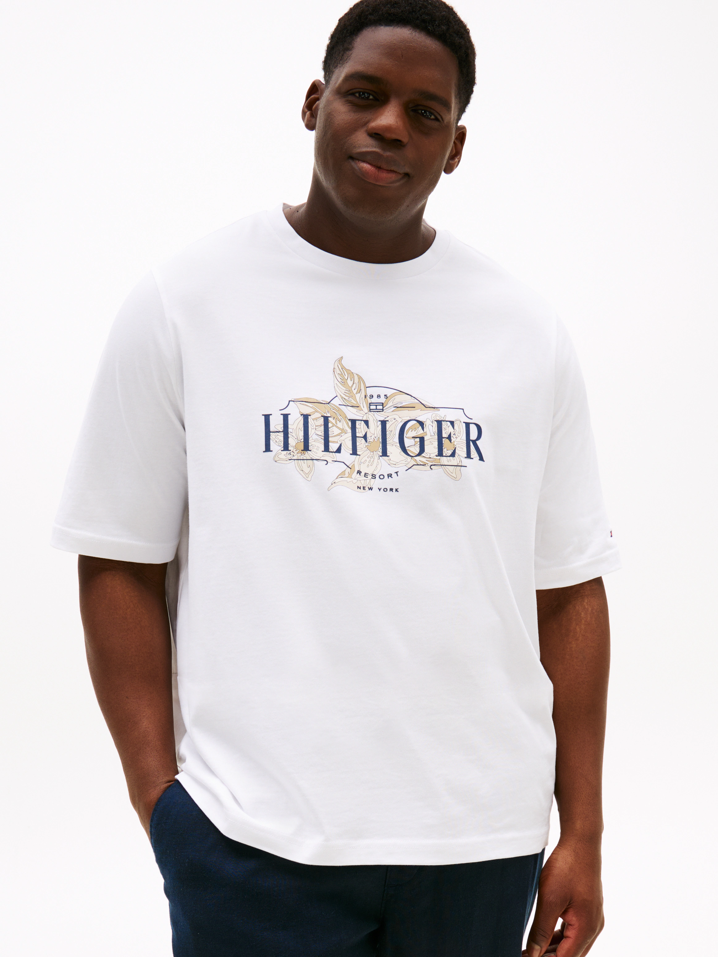 Tommy Hilfiger Big & Tall T-Shirt "BT-TROPICAL FLRAL HILFIGER TEE-B", Große günstig online kaufen