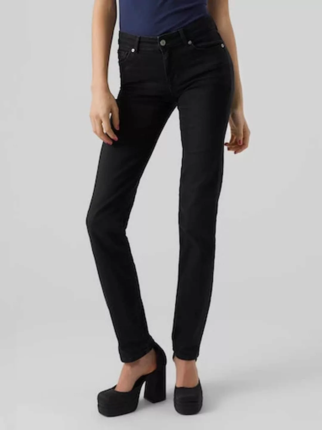 Vero Moda Straight-Jeans VMDAF MR STRAIGHT JEANS DO104 NOOS günstig online kaufen