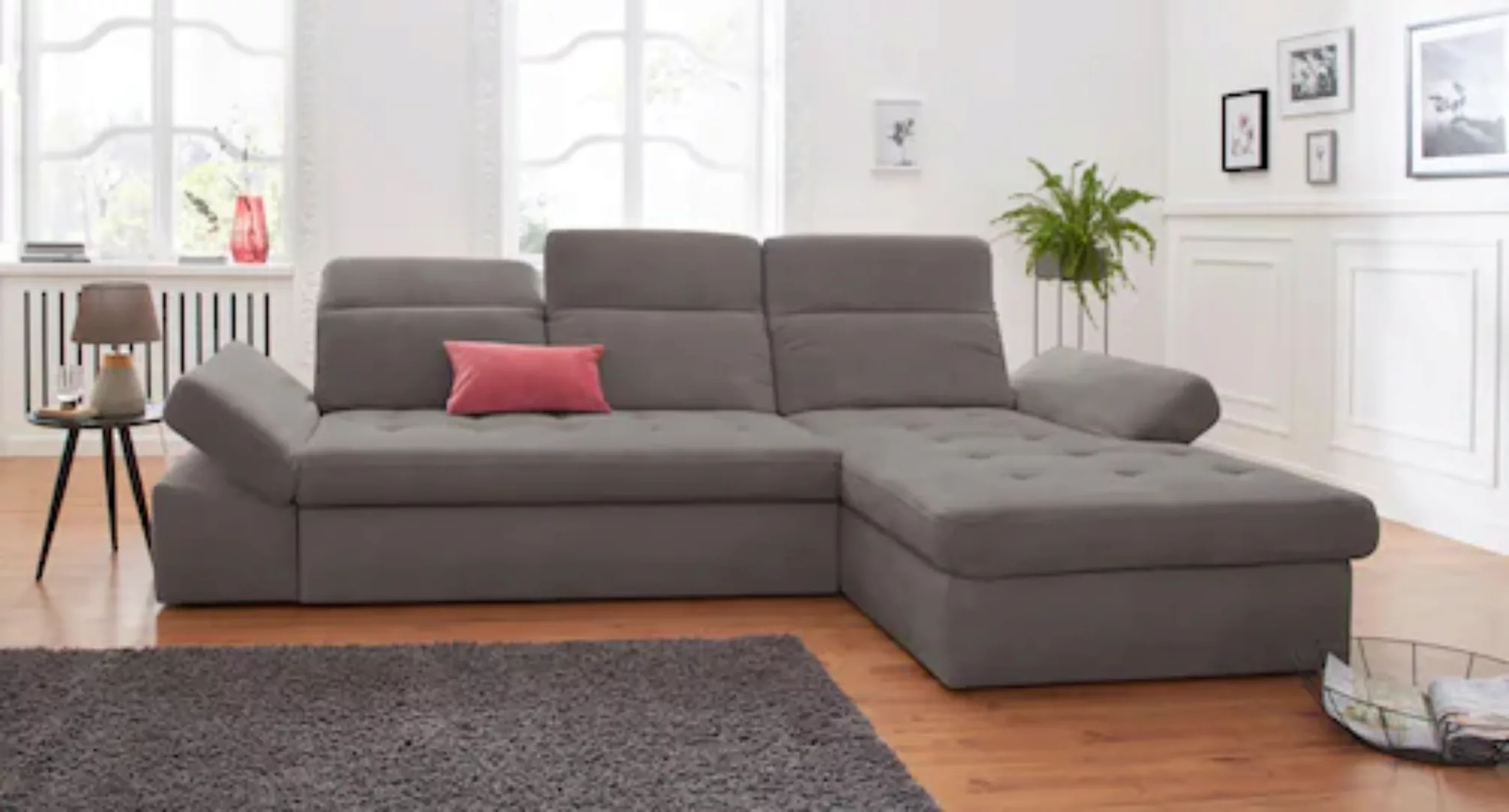 sit&more Ecksofa Stardust L-Form, wahlweise mit Bettfunktion und Bettkasten günstig online kaufen