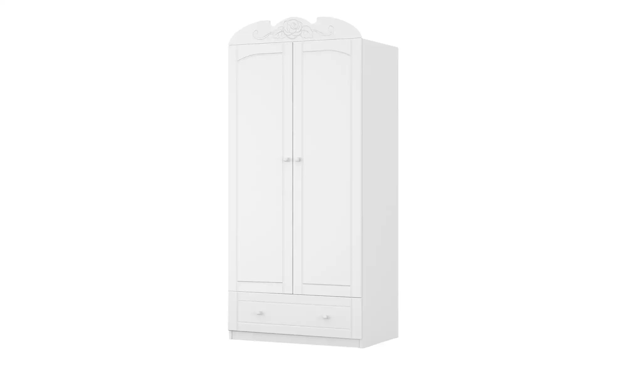 Kleiderschrank  Bianco Fiori ¦ weiß ¦ Maße (cm): B: 89,5 H: 180 Baby > Baby günstig online kaufen