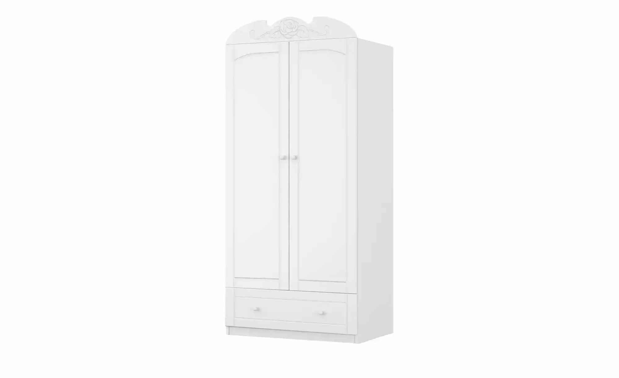 Kleiderschrank  Bianco Fiori ¦ weiß ¦ Maße (cm): B: 89,5 H: 180 Baby > Baby günstig online kaufen