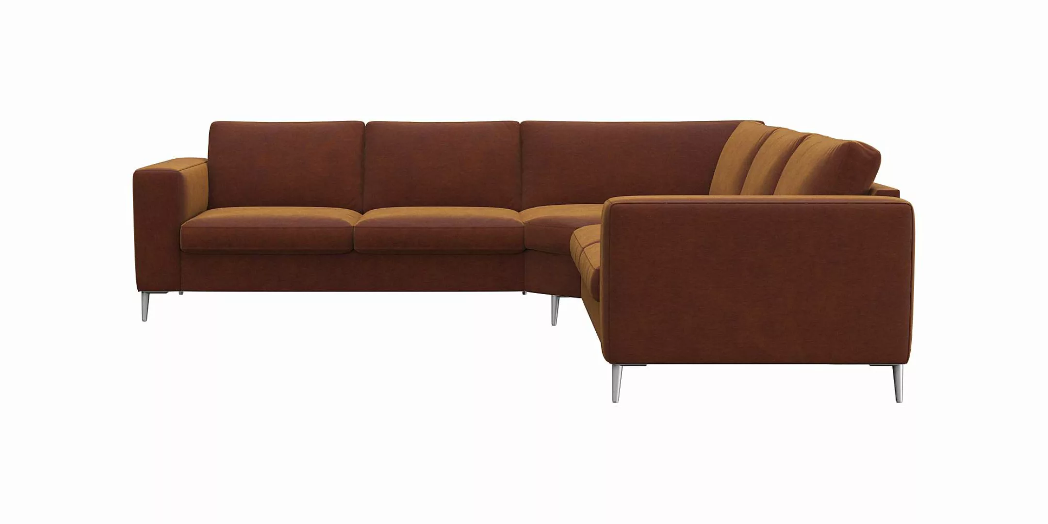 FLEXLUX Ecksofa »Fiore, gleichschenklig, super Sitzkomfort durch Kaltschaum günstig online kaufen