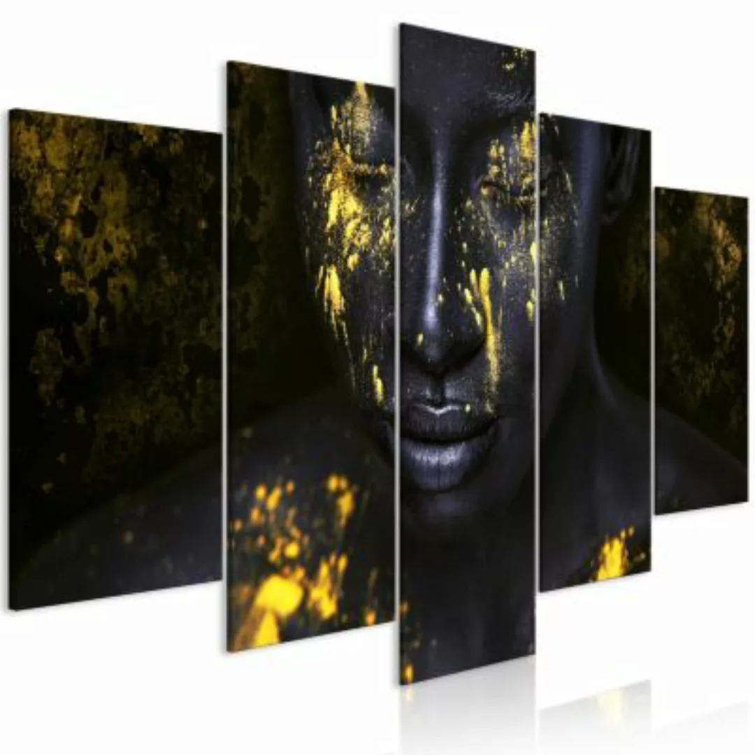 artgeist Wandbild Bathed in Gold (5 Parts) Wide mehrfarbig Gr. 200 x 100 günstig online kaufen