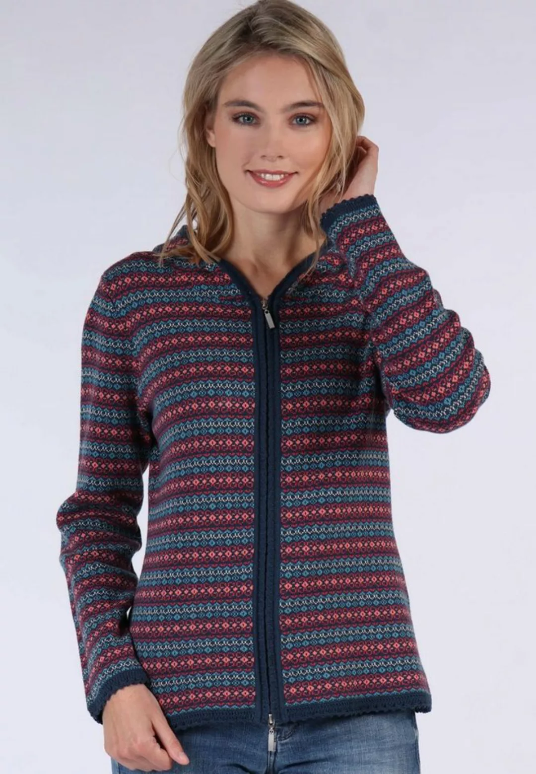 Sorgenfri Sylt Strickjacke Katleen Strickdetails günstig online kaufen