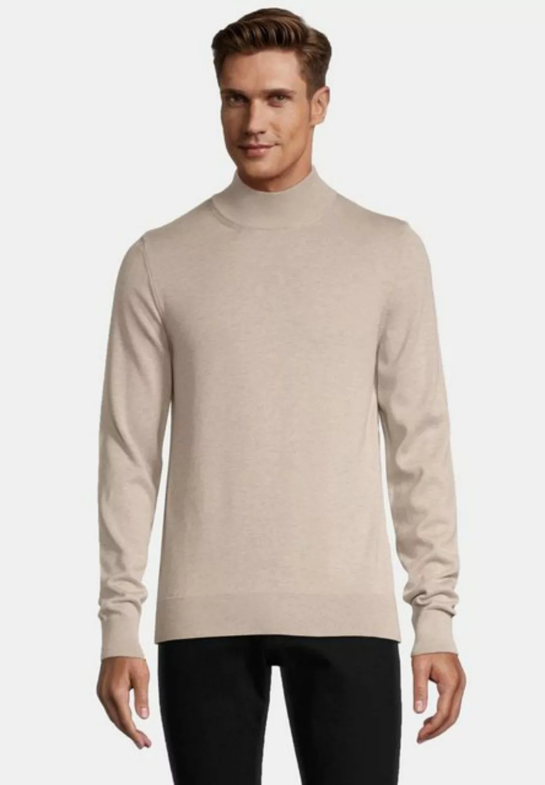 SteffenKlein Stehkragenpullover Mit geripptem Turtleneck günstig online kaufen