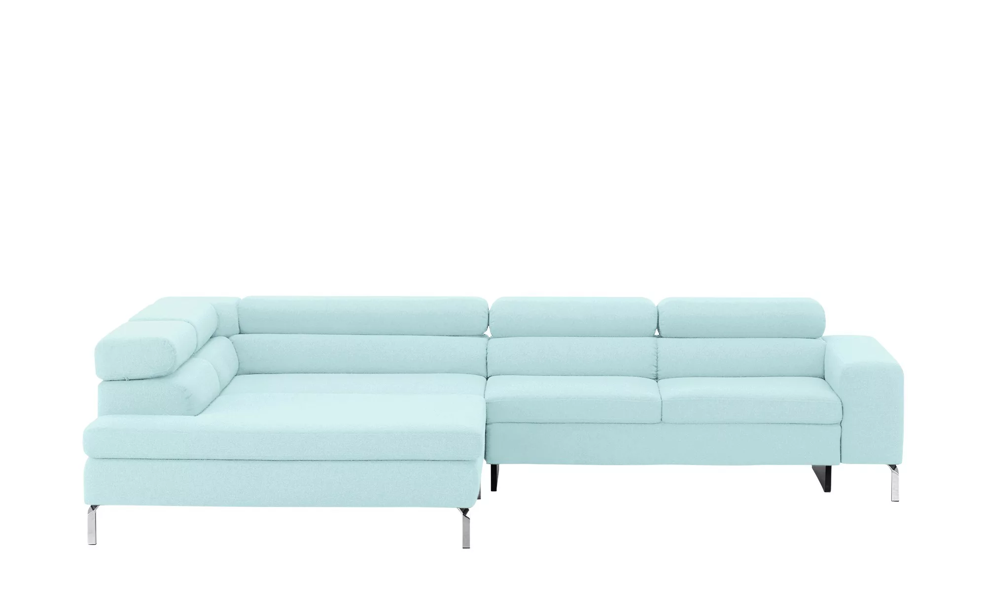 Gallery M Ecksofa  Felicia - blau - 309 cm - 72 cm - 215 cm - Polstermöbel günstig online kaufen