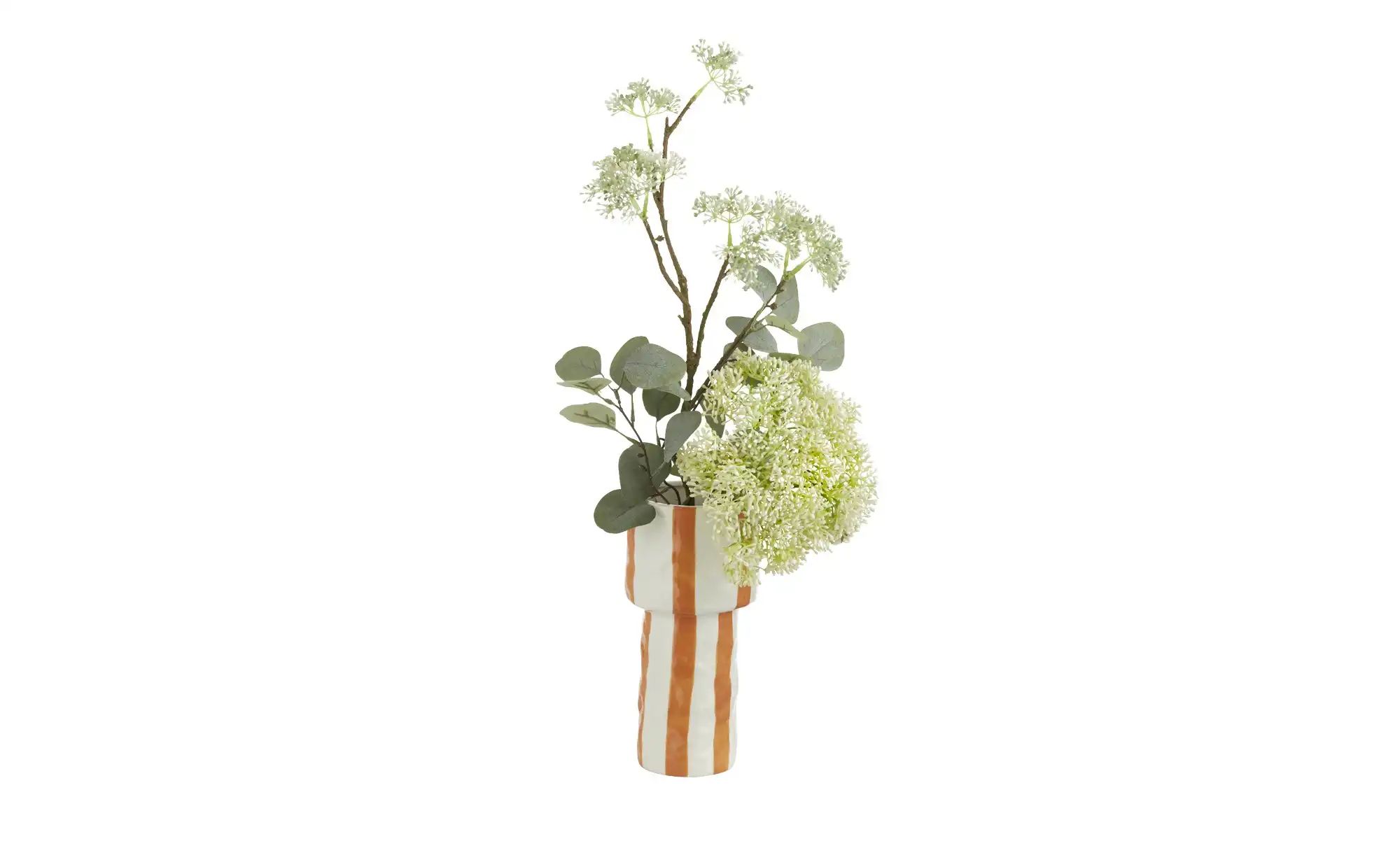 HOME STORY Vase ¦ orange ¦ Dolomite ¦ Maße (cm): H: 25  Ø: 12 Accessoires > günstig online kaufen