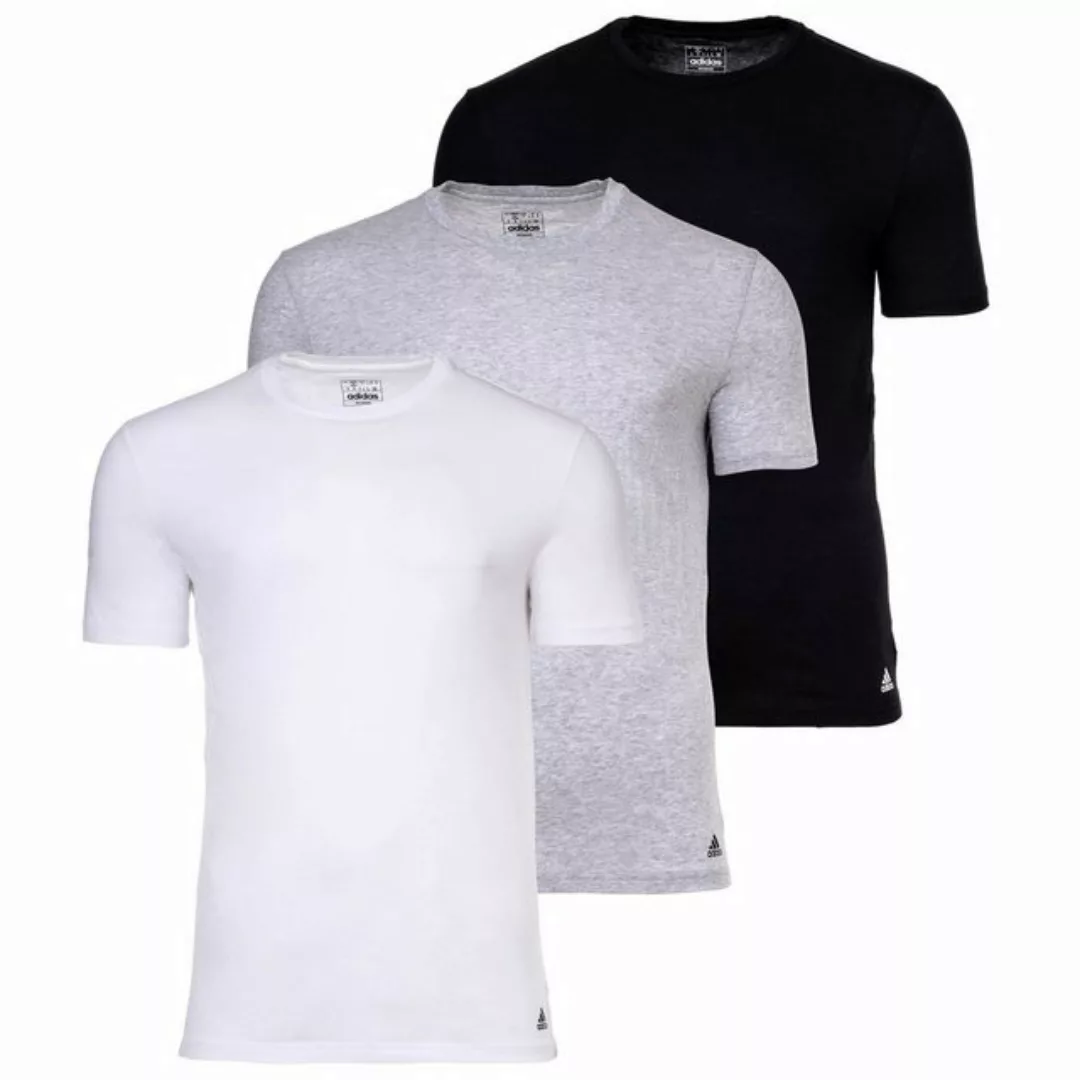 adidas Sportswear T-Shirt CREW NECK (3-tlg) Unterziehshirt Unterhemd kurzar günstig online kaufen