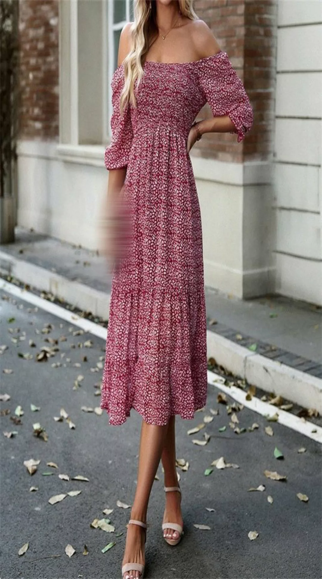 AFAZ New Trading UG Sommerkleid Frühlingskleider, elegante Kleider mit quad günstig online kaufen
