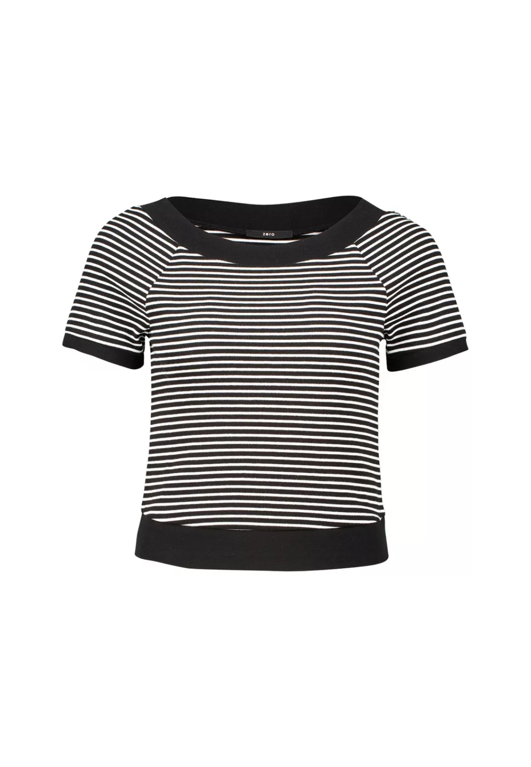 Zero Kurzarmshirt "zero Damen Streifenshirt mit Raglan Ärmel", (1 tlg.), Pl günstig online kaufen