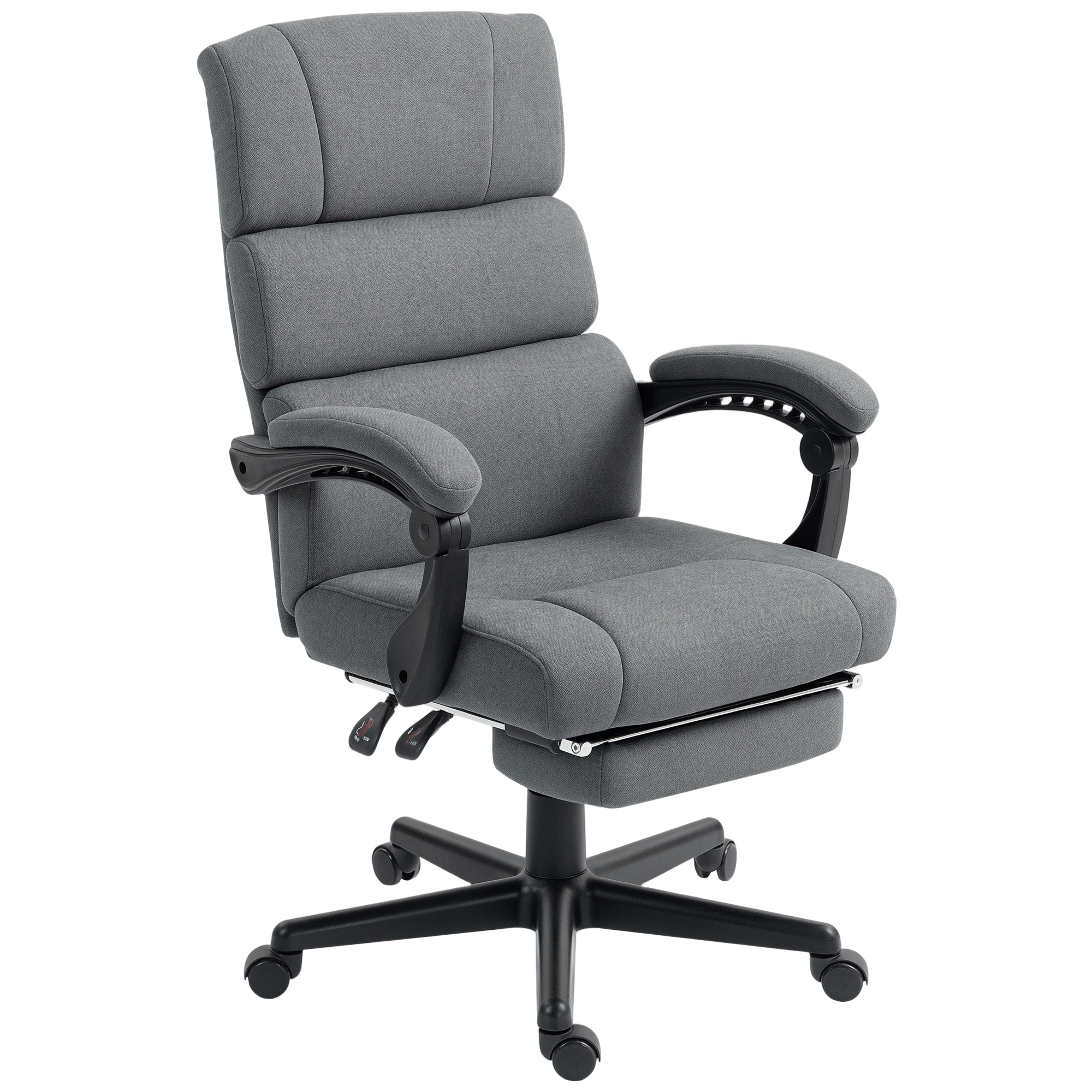 HOMCOM Bürostuhl, Ergonomischer Schreibtischstuhl mit Armlehne, Fußstütze, günstig online kaufen