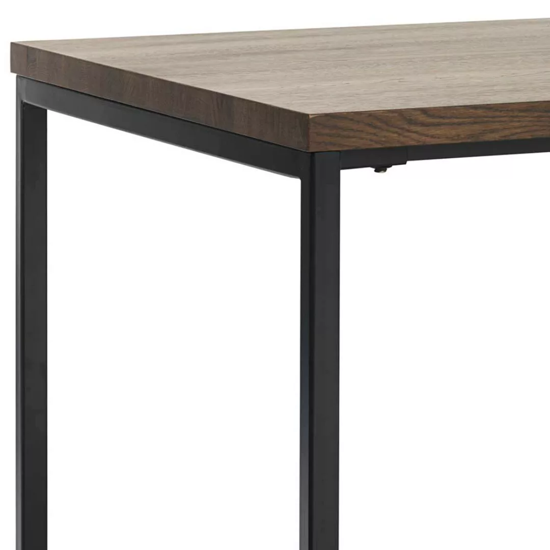 Tisch in Wildeiche dunkel furniert 180 cm breit günstig online kaufen