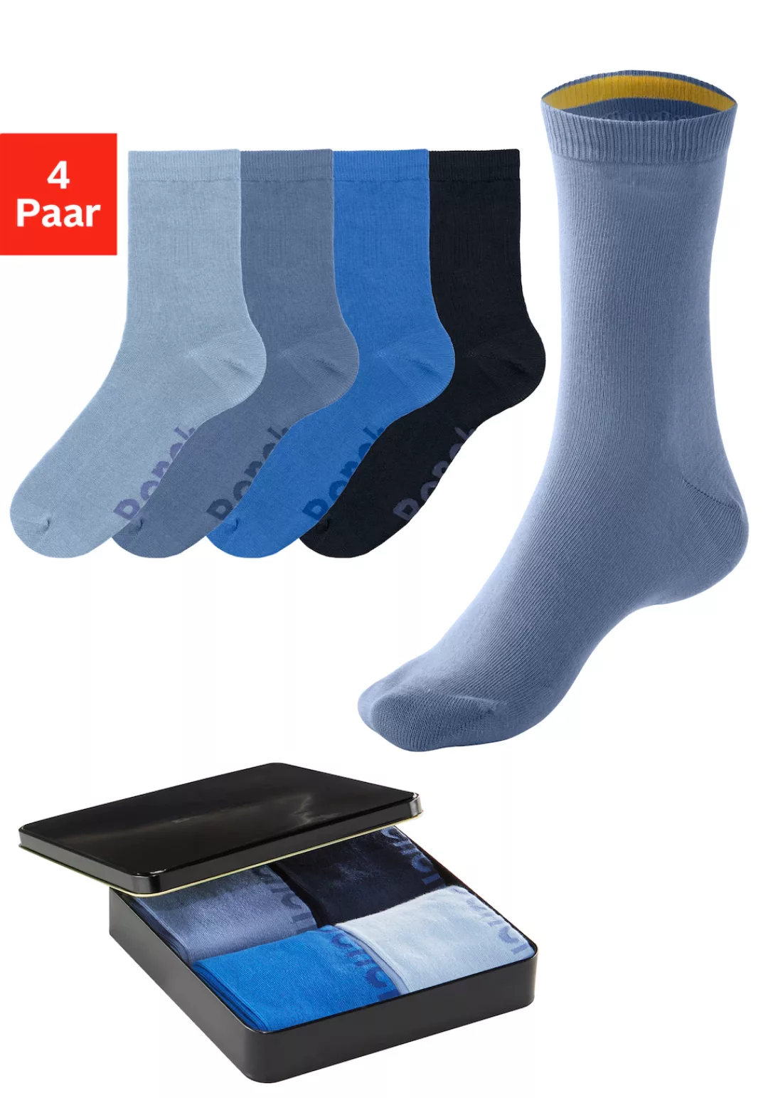 Bench. Basicsocken, (Box, 4 Paar) günstig online kaufen