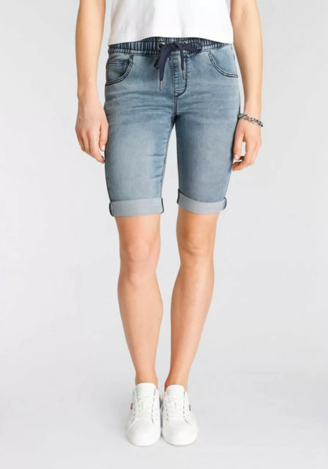 Arizona Jogg-Jeansbermudas Jogg-Denim günstig online kaufen