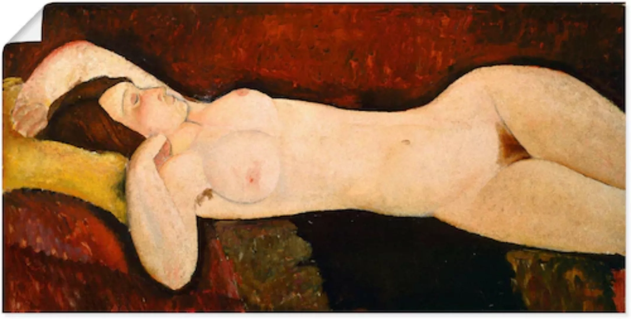 Artland Wandbild "Akt einer schlafenden Frau", Frau, (1 St.) günstig online kaufen