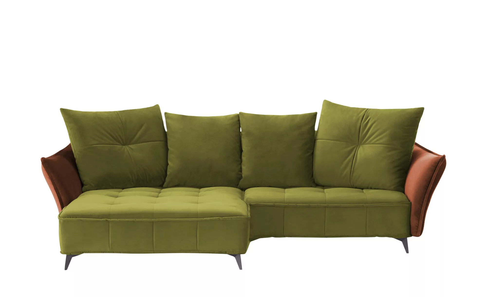 Ecksofa - grün - 290 cm - 80 cm - 175 cm - Polstermöbel > Sofas > Ecksofas günstig online kaufen