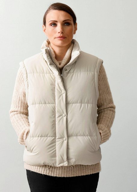 Alba Moda Steppjacke Steppjacke mit abnehmbaren Ärmeln günstig online kaufen