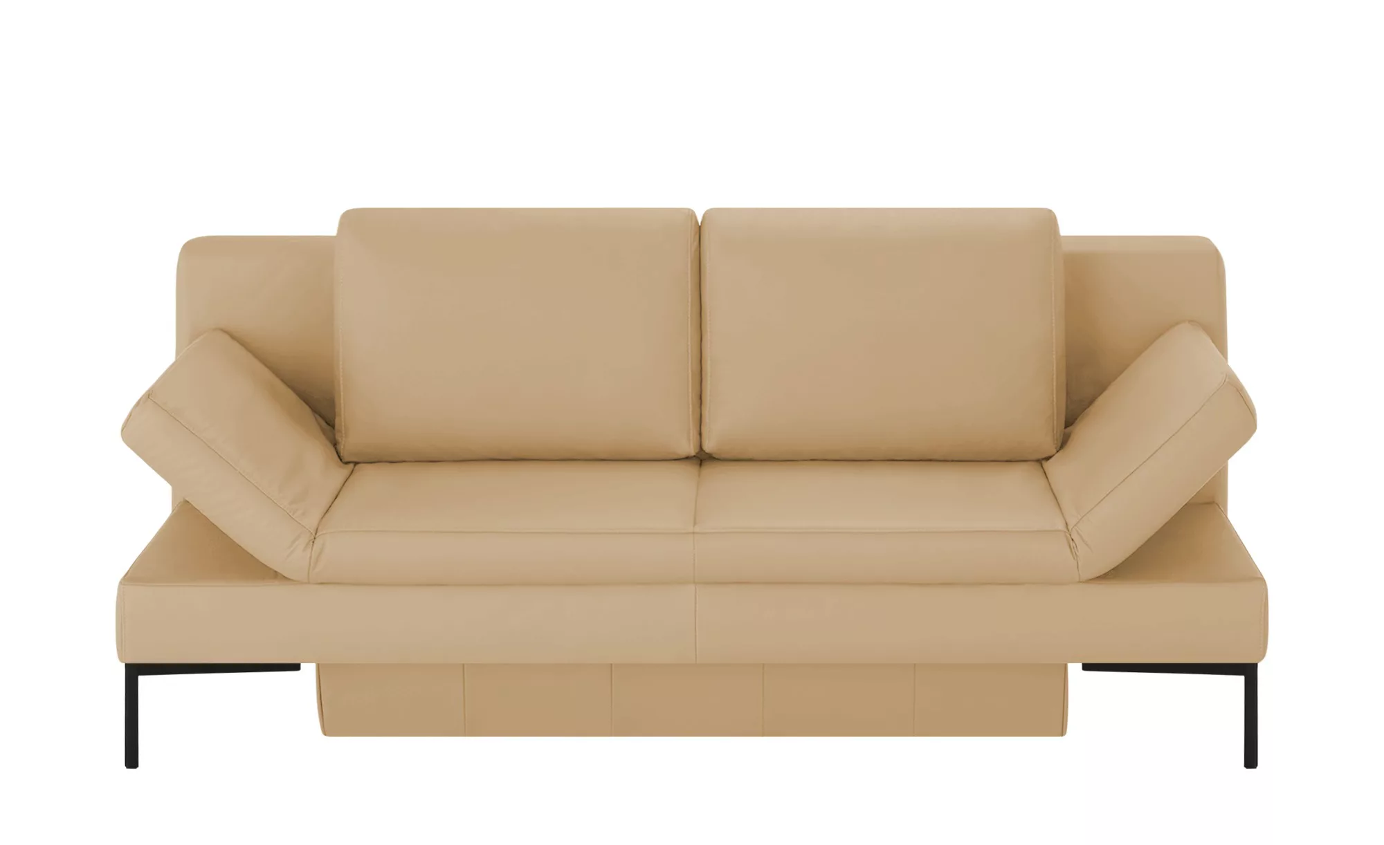 Schlafsofa  Kenny - beige - 204 cm - 88 cm - 91 cm - Polstermöbel > Sofas > günstig online kaufen