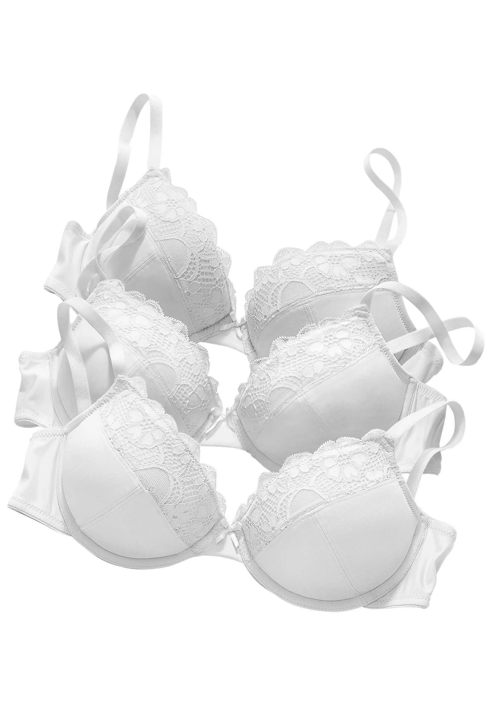 petite fleur Push-up-BH, mit Bügel im attraktiven Multipack, Dessous günstig online kaufen