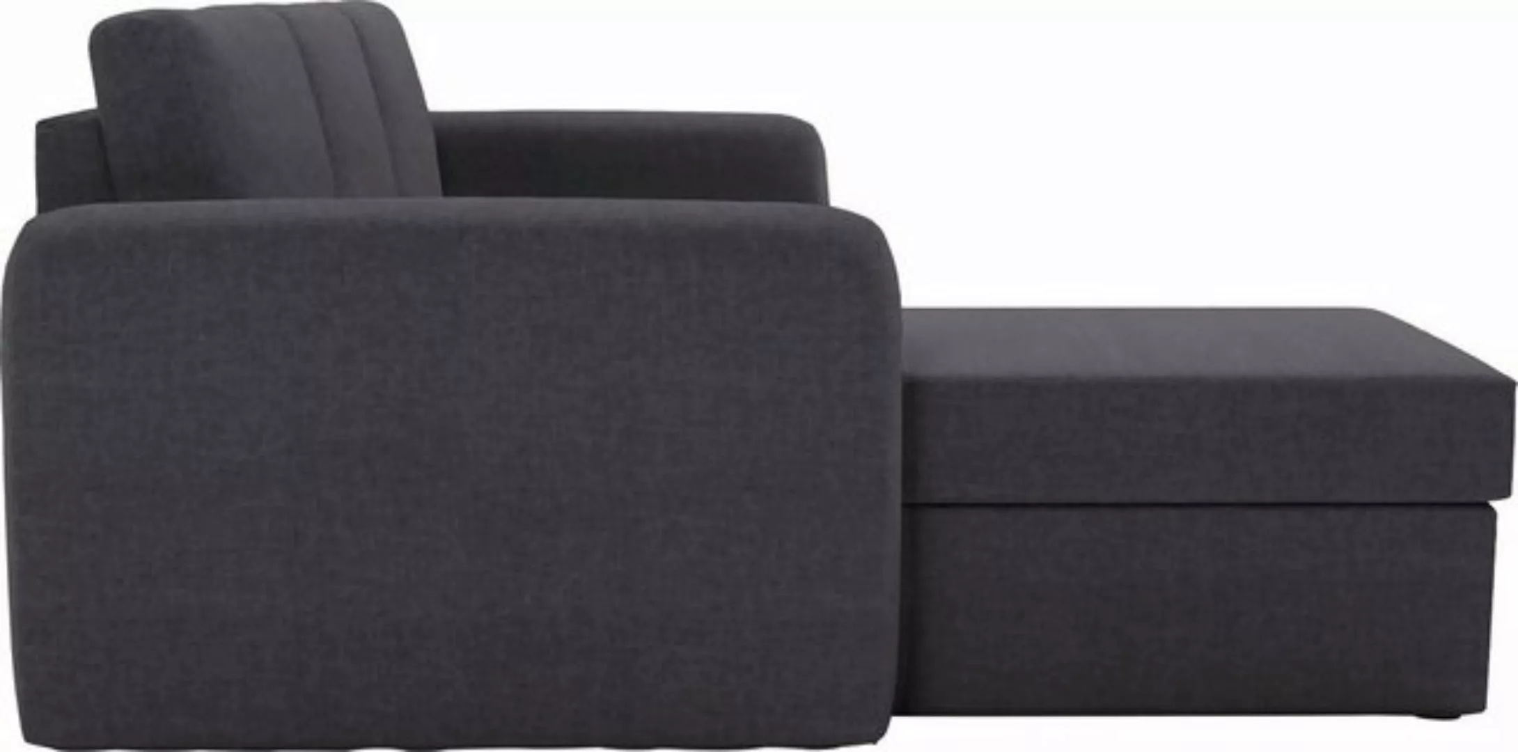 Home affaire Ecksofa "Delaware, Breite 223 cm, Webstoff fein, mit Stauraum" günstig online kaufen