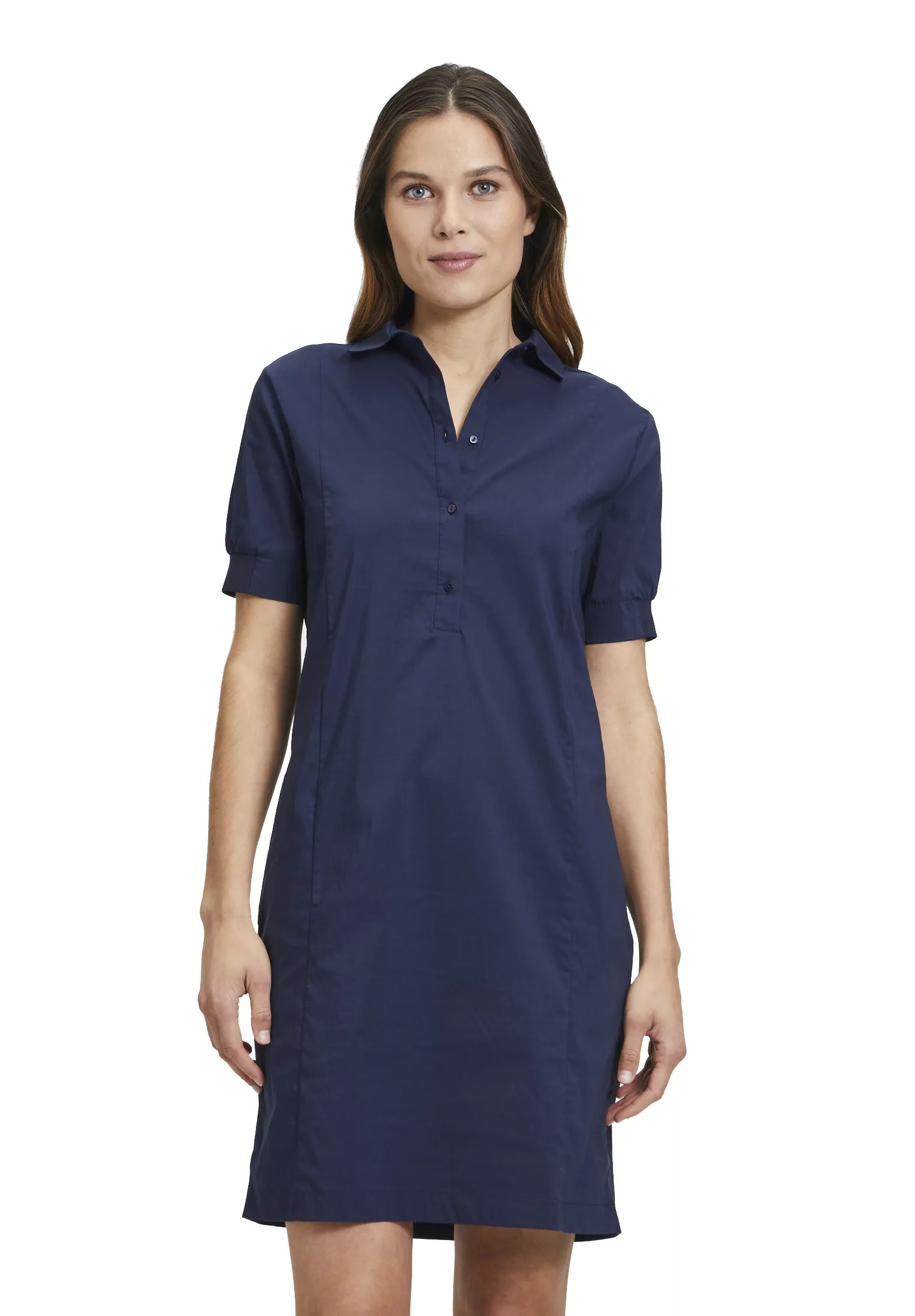 Betty&Co Druckkleid "Betty & Co Casual-Kleid mit Rippbündchen", Kragen günstig online kaufen