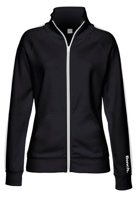 Bench. Loungewear Sweatjacke, mit Seitenstreifen und Stehkragen, Loungewear günstig online kaufen