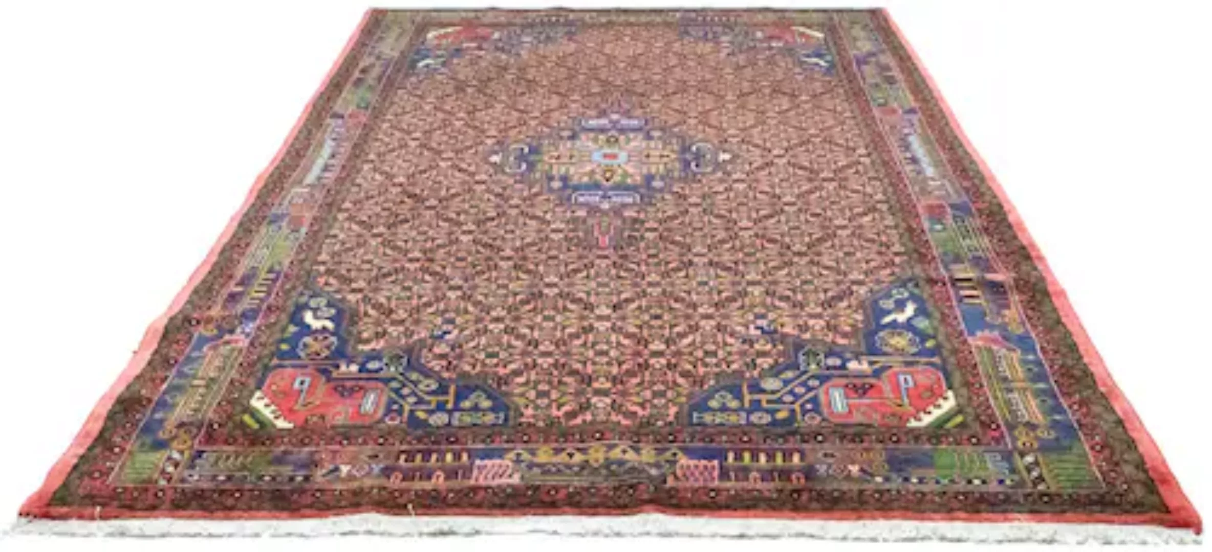 morgenland Wollteppich »Kolyai Teppich handgeknüpft rot«, rechteckig günstig online kaufen