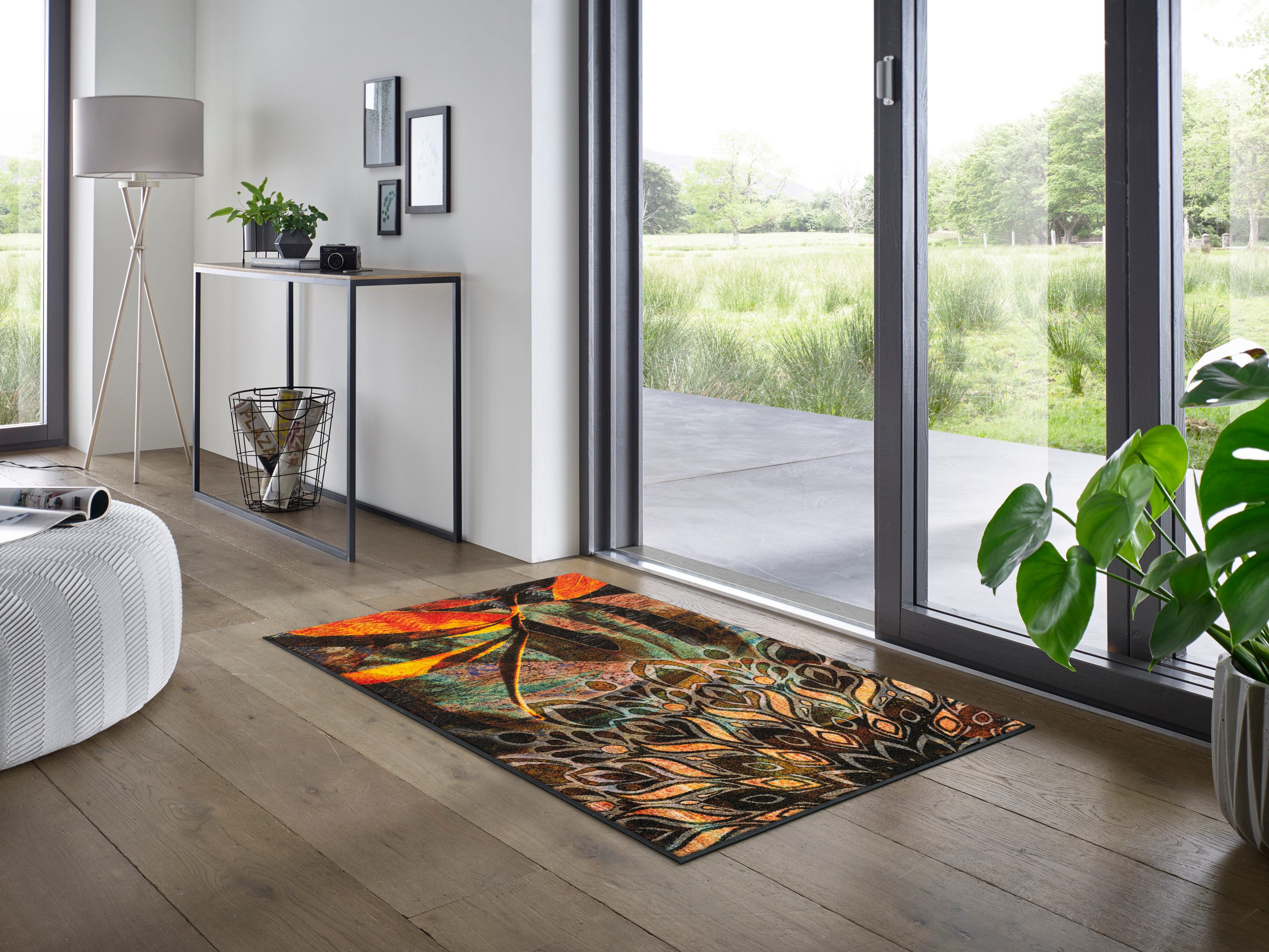 wash+dry by Kleen-Tex Fußmatte »Jungle Dance«, rechteckig, 7 mm Höhe günstig online kaufen