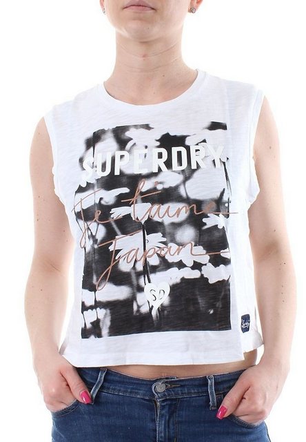 Superdry T-Shirt Superdry Tank Women PHOTOGRAPHIC DAISY VEST Optic günstig online kaufen