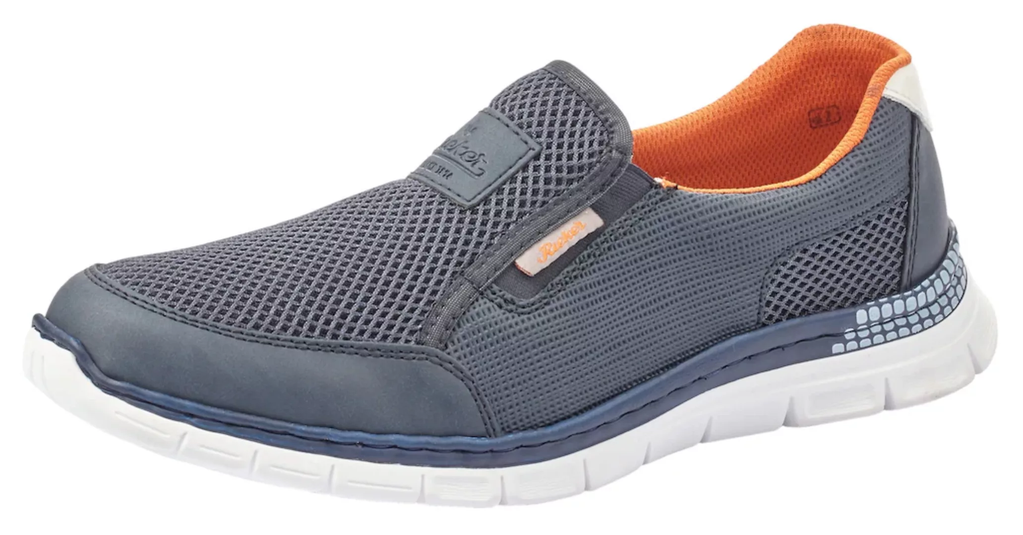 Rieker Slip-On Sneaker, Slipper, Freizeitschuh mit dämpfender MemoSoft-Auss günstig online kaufen