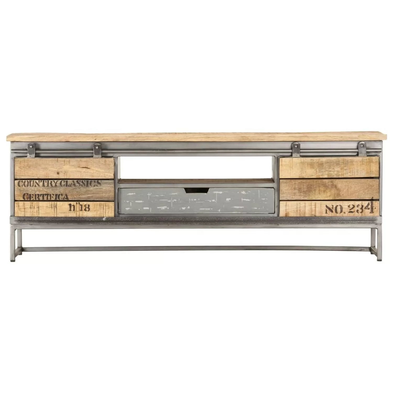 Tv-schrank 120 X 30 X 40 Cm Massivholz Mango günstig online kaufen