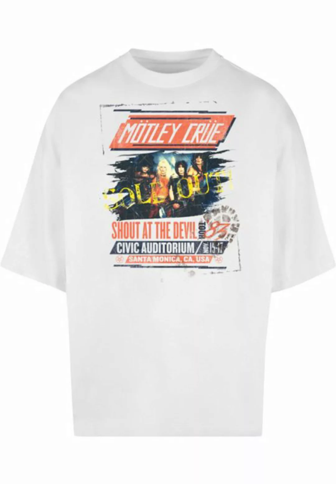 Merchcode T-Shirt Merchcode Herren Motley Crue - SATD Tour Huge Tee (1-tlg) günstig online kaufen