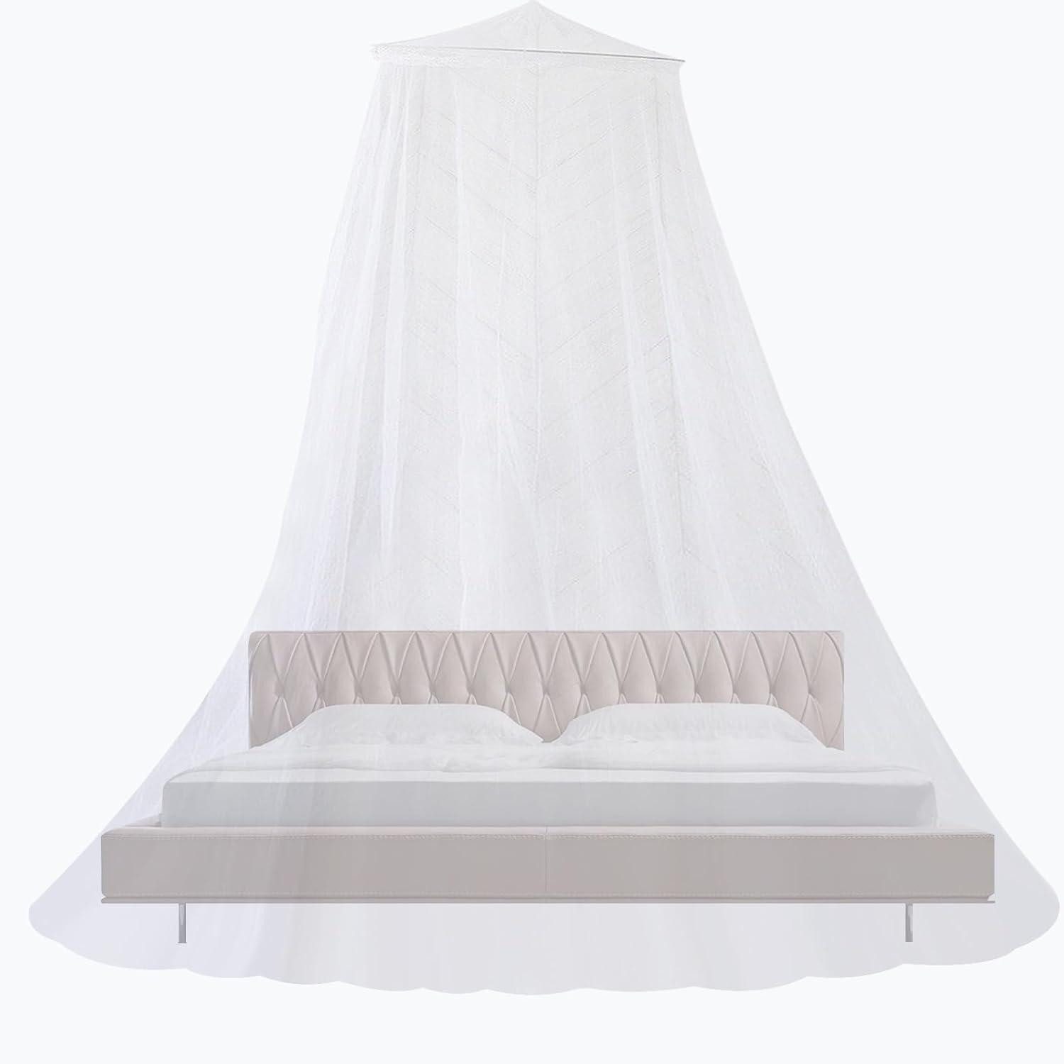 LuxusKollektion Moskitonetz Moskitonetz Doppelbett Baldachin weiß, günstig online kaufen