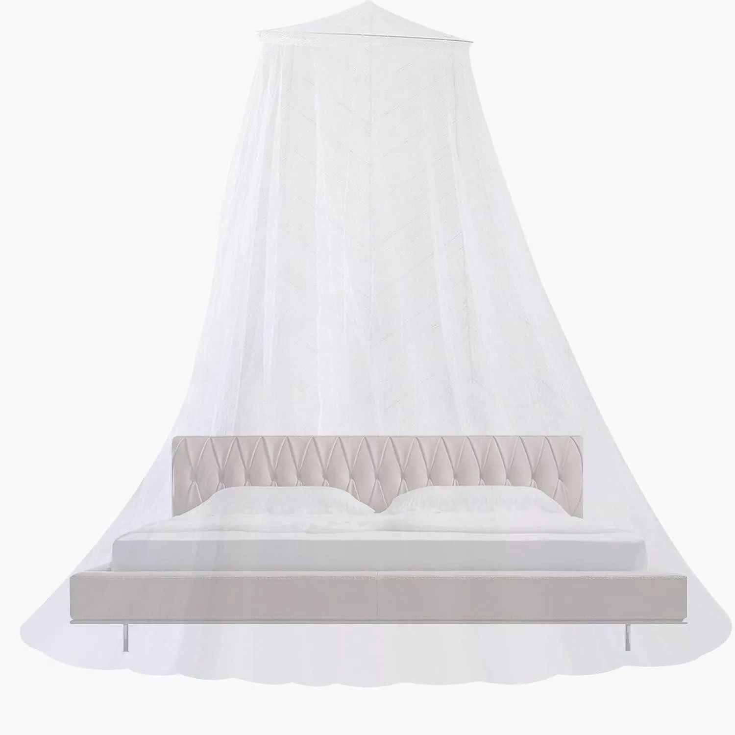 LuxusKollektion Moskitonetz Moskitonetz Doppelbett Baldachin weiß, günstig online kaufen