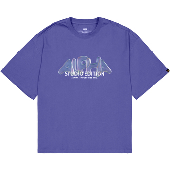 Alpha Industries  T-Shirts & Poloshirts Studio Edition Vibe T-Shirt - night günstig online kaufen