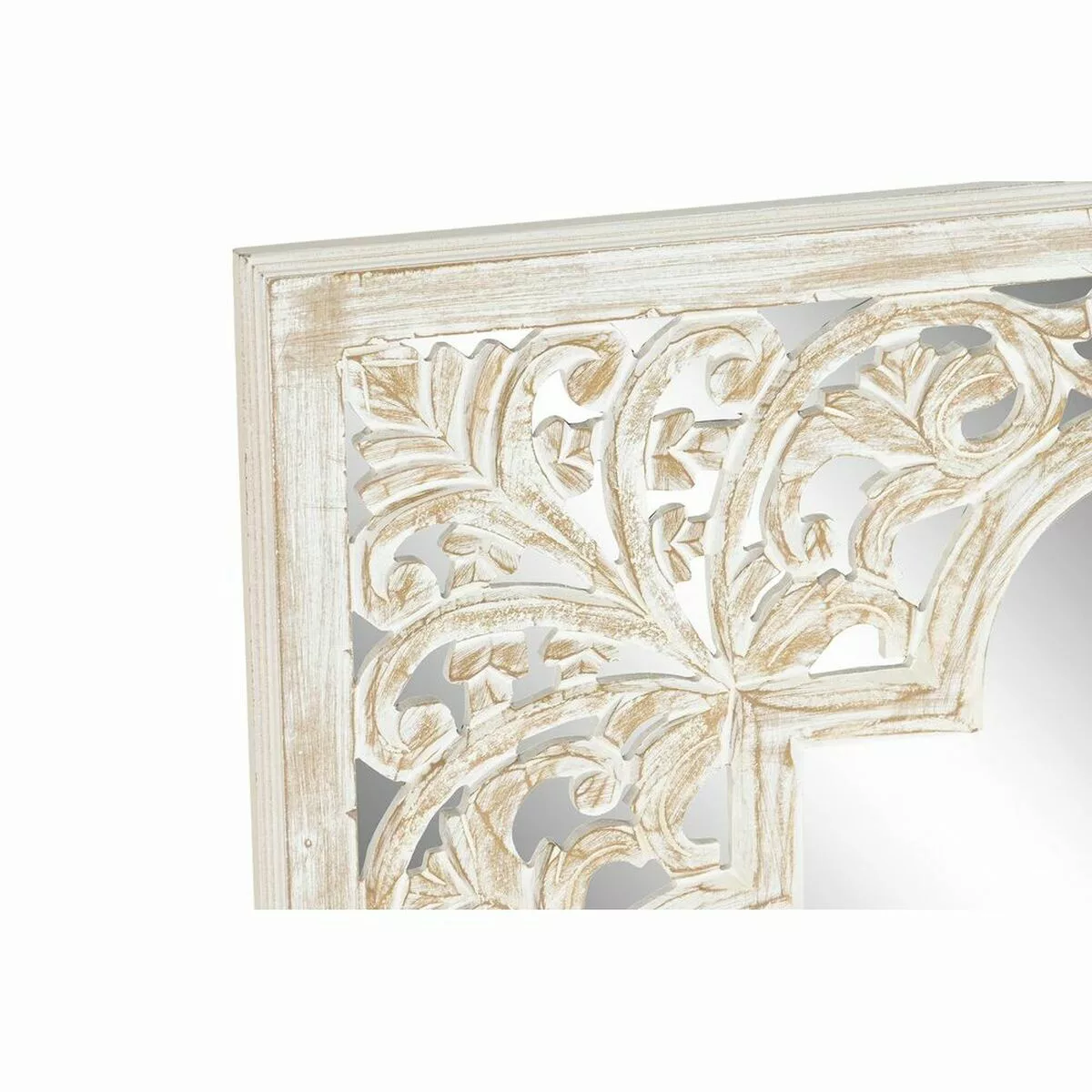 Wandspiegel Dkd Home Decor Braun Weiß Araber Holz Mdf Decapé (90 X 3 X 90 C günstig online kaufen