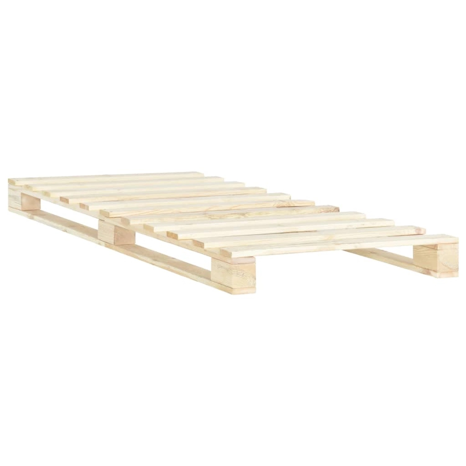 vidaXL Palettenbett Massivholz Kiefer 100x200 cm619002 günstig online kaufen