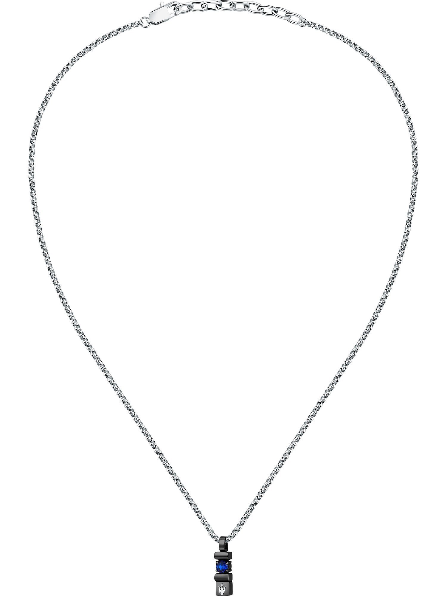 MASERATI Edelstahlkette Maserati Herren-Kette Edelstahl Saphir günstig online kaufen