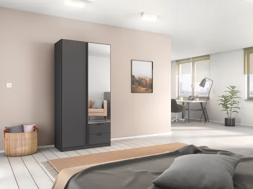 rauch Drehtürenschrank "StyleUp", Typ Monochrome mit eleganten, langen Grif günstig online kaufen