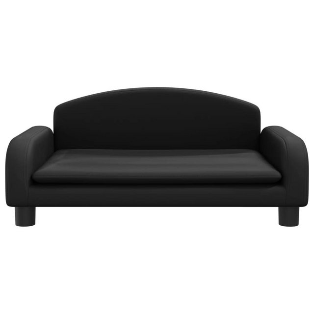 vidaXL Kindersofa Kindersofa Schwarz 70x45x30 cm Kunstleder Kindercouch Kin günstig online kaufen